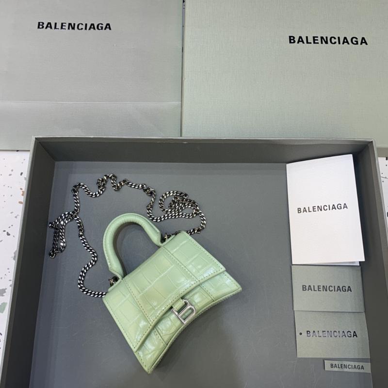 Balenciaga Bags 664676 Crocodile Mint Green